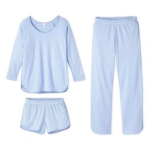 Lake Pajamas long sleeve set in hydrangea, size M